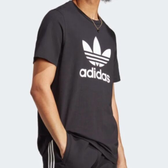 Addis Classics Trefoil Tee black/white Kids XL Nwt in packaging - Picture 3 of 5